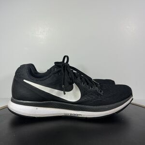 Nike Zoom Running Shoes Men 8.5 US Black‎ White Lightweight Breathable Trainers